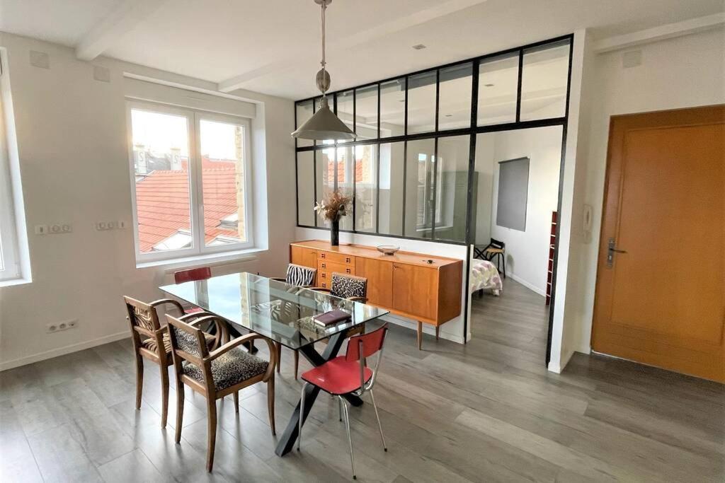Apartament Superbe Loft 100M2 Proche Cathedrale Avec Parking Reims Zewnętrze zdjęcie