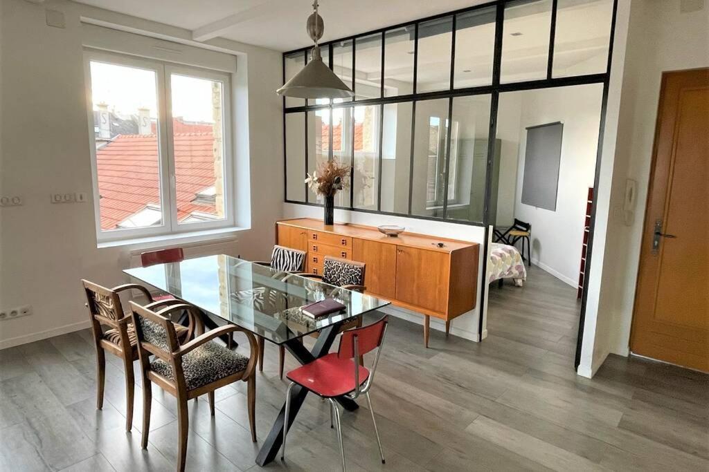 Apartament Superbe Loft 100M2 Proche Cathedrale Avec Parking Reims Zewnętrze zdjęcie