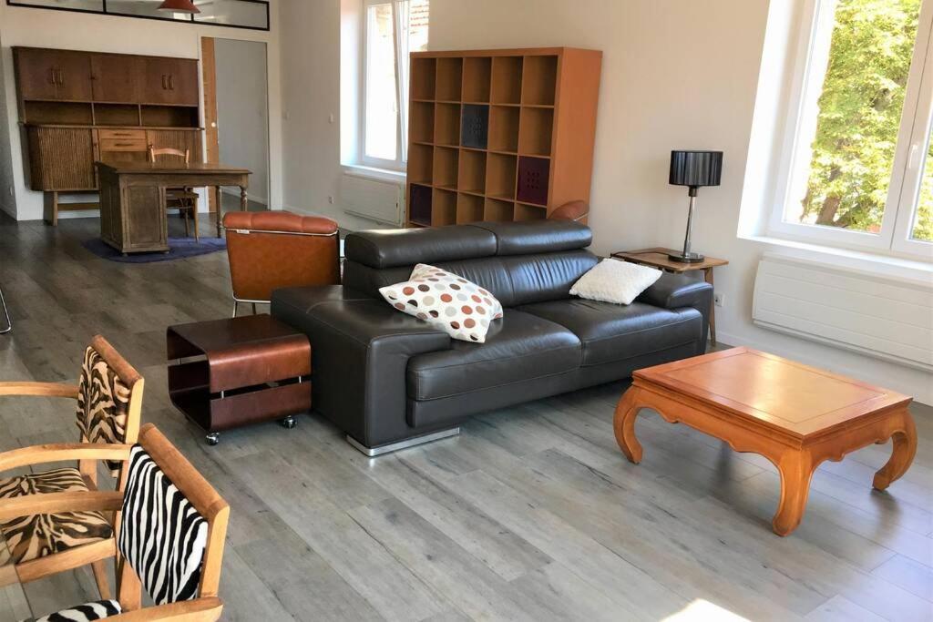 Apartament Superbe Loft 100M2 Proche Cathedrale Avec Parking Reims Zewnętrze zdjęcie